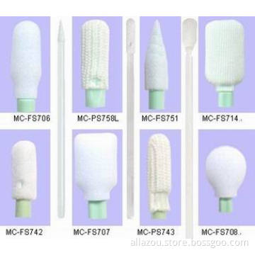Antistatic cleanroom swabs